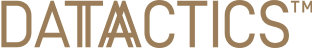 Datactics typogram gold white rgb