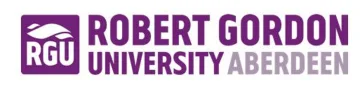 Robert Gordon University logo